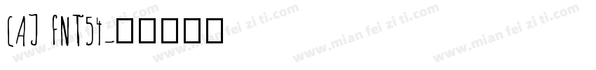 CAJ FNT54字体转换